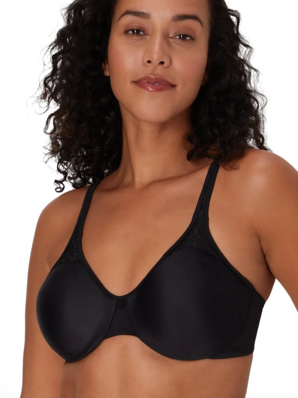 NWT Bali DF3385 Women's Passion for Comfort Minimizer Underwire Bra 40C Black